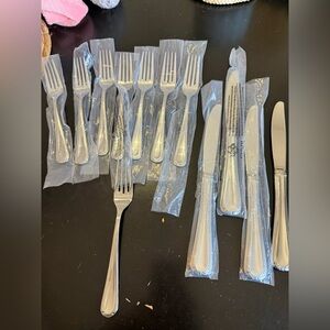 Lenox Silver Flatware Set 12 pieces